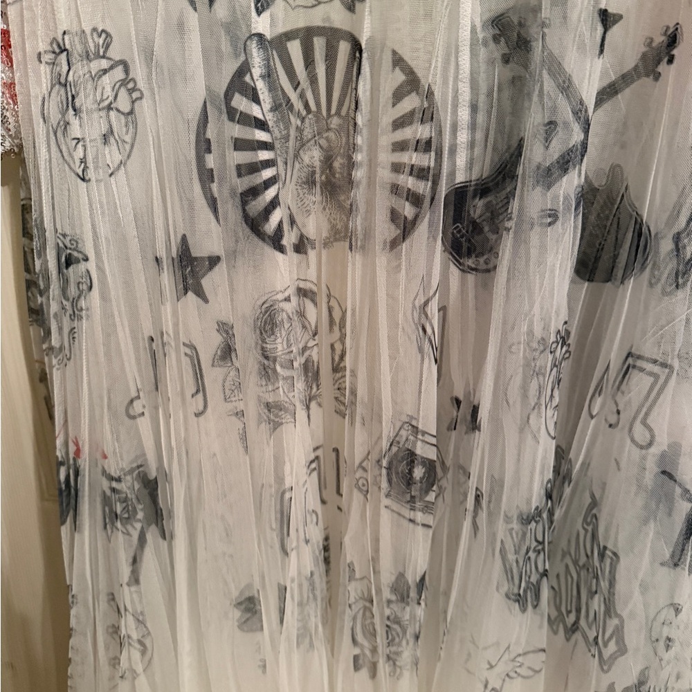 Origami Gray and Black Patterned Jacket with blin… - image 6